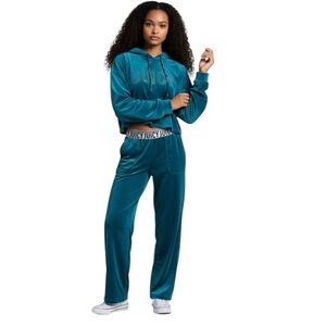 Y2K Juicy Couture RetroTrack Suit Crystal set SZ M